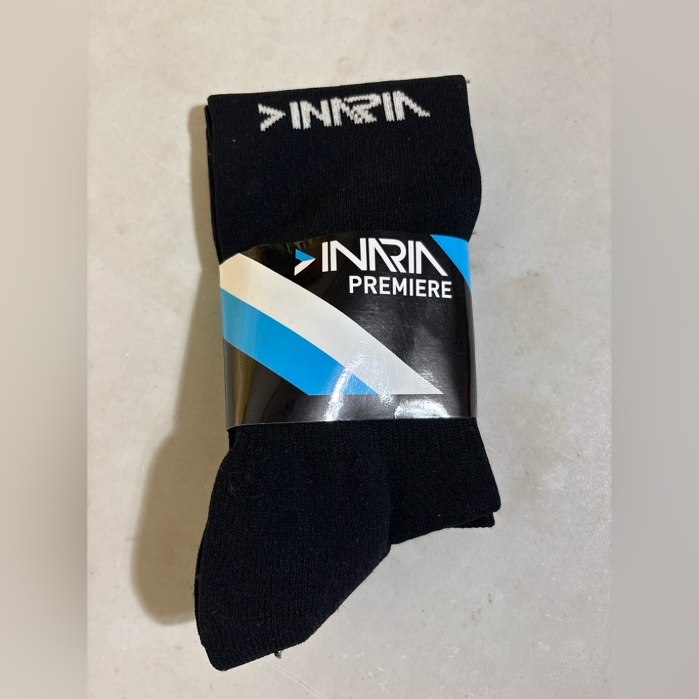 INARIA Premiere Men’s Black Sport Sock Size Medium NWT